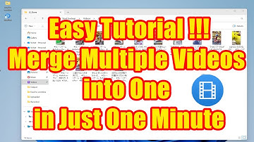 How to Merge Multiple Videos into One in Just One Minute [Easy Tutorial] #mergevideos #VideosMerge