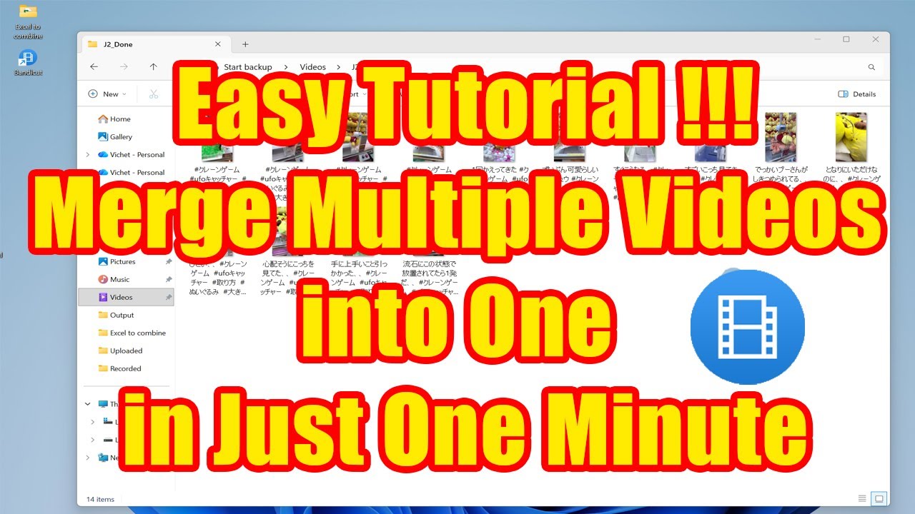 How to Merge Multiple Videos into One in Just One Minute [Easy Tutorial ...