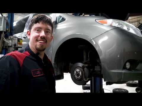 Alex Rivet, Technician at Tony Graham Toyota talks about Brakes & Battery in your Toyota
