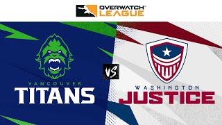 @vancouvertitans vs  @WashingtonJustice  | Countdown Cup Qualifiers | Week 2 Day 3 — West