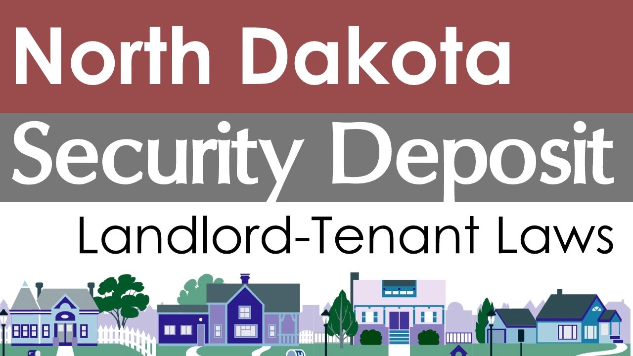 North Dakota Security Deposit Laws for Landlords and Tenants YouTube