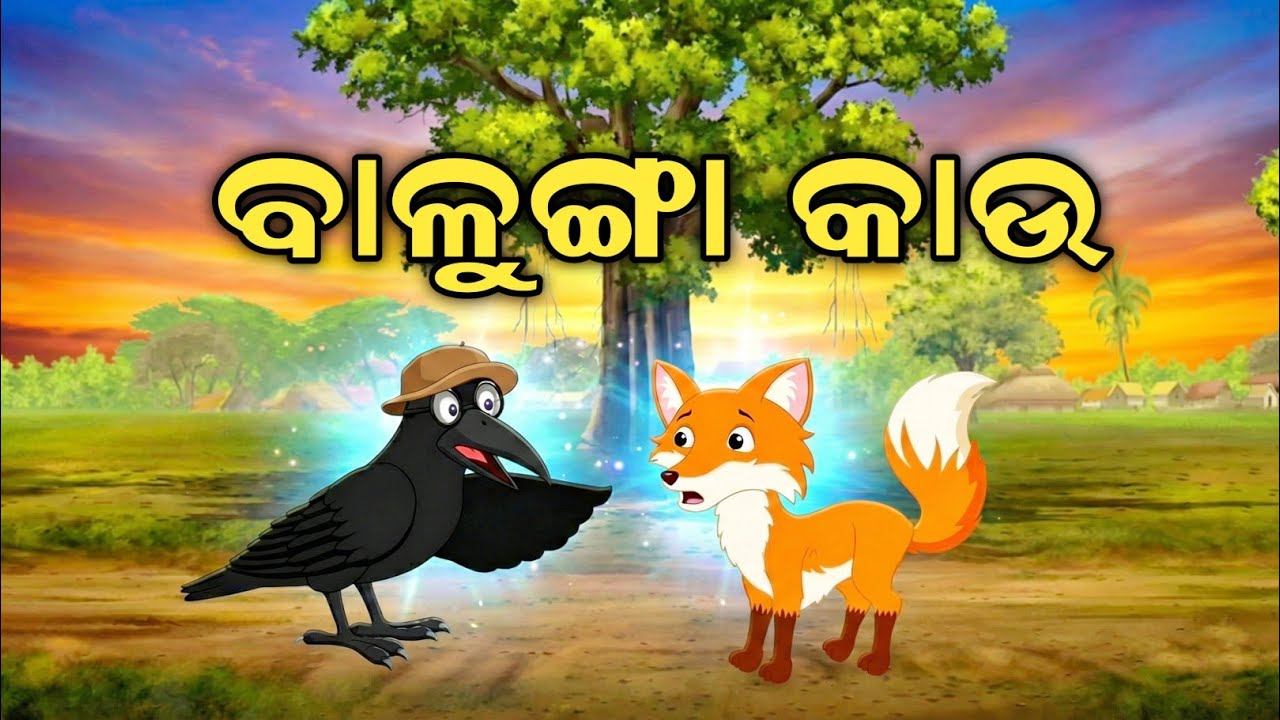 ବାଳୁଙ୍ଗା କାଉ|moral stories video odia|kahani video story|kahani video odia story|cartoon video odia 