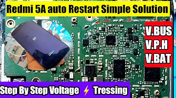 Redmi 5A Auto Restart & Heng On Logo Solution | Dead Mobile Voltage Check ||