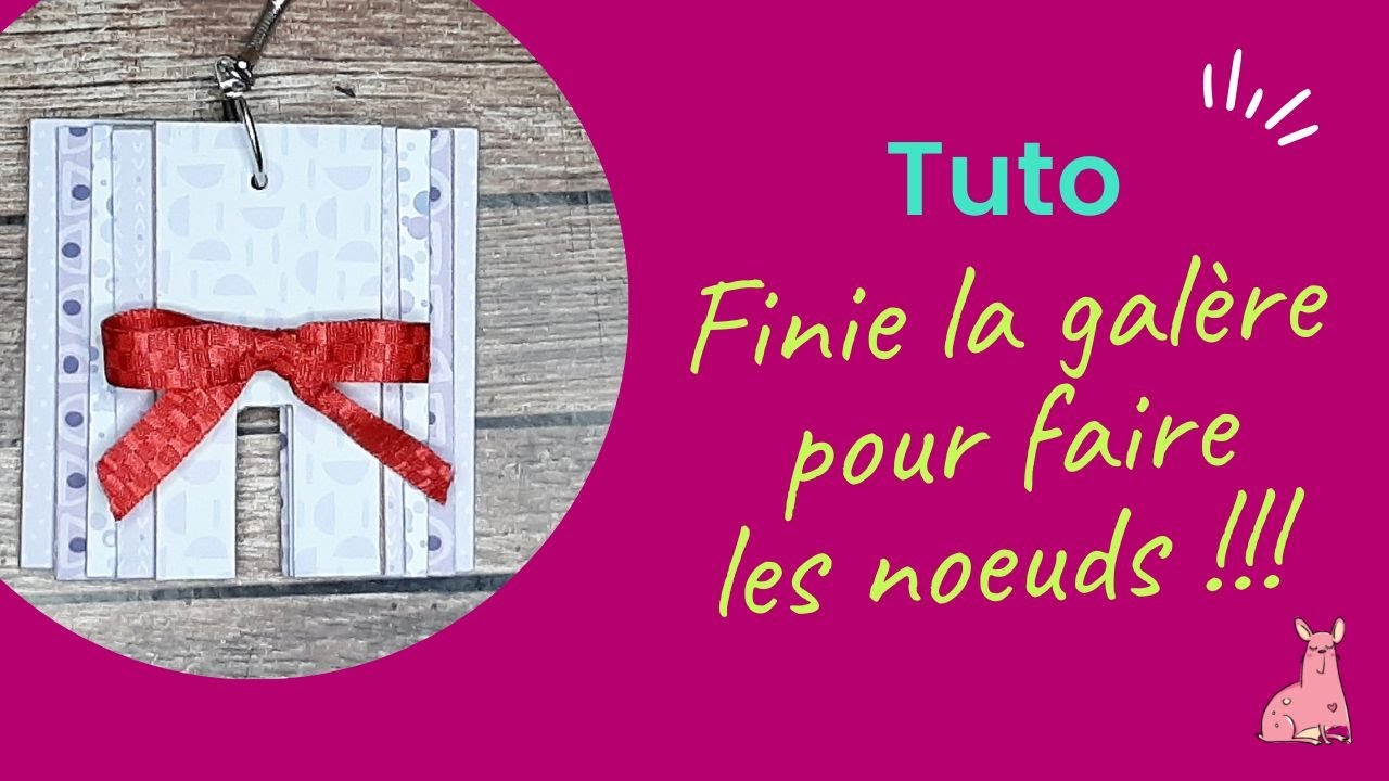 Tuto pour réaliser un outil très pratique pour faire de jolis nœuds