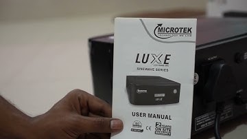 Microtek LUXE SW 1400 | Digital Screen - Best Inverter for Home Unboxing