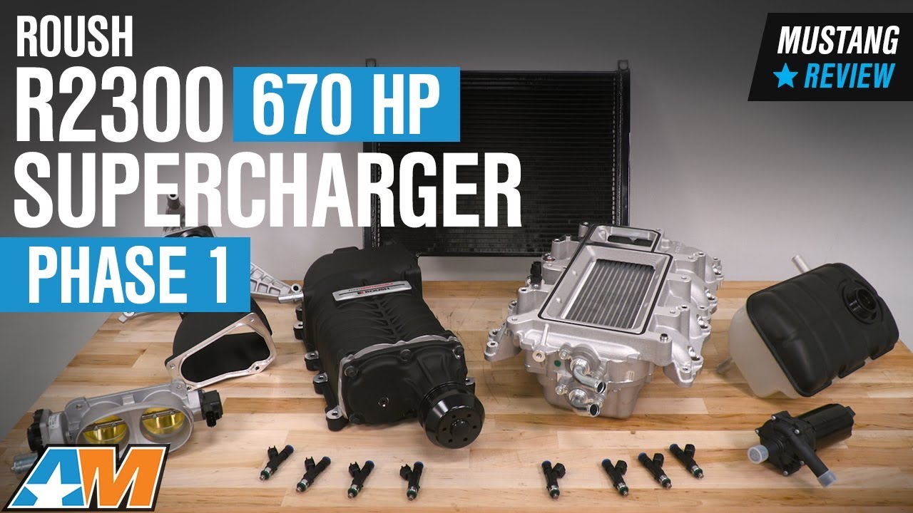 performance parts bmw 2015-2017 Mustang GT Roush R2300 670HP Supercharger - Phase 1 Kit Review