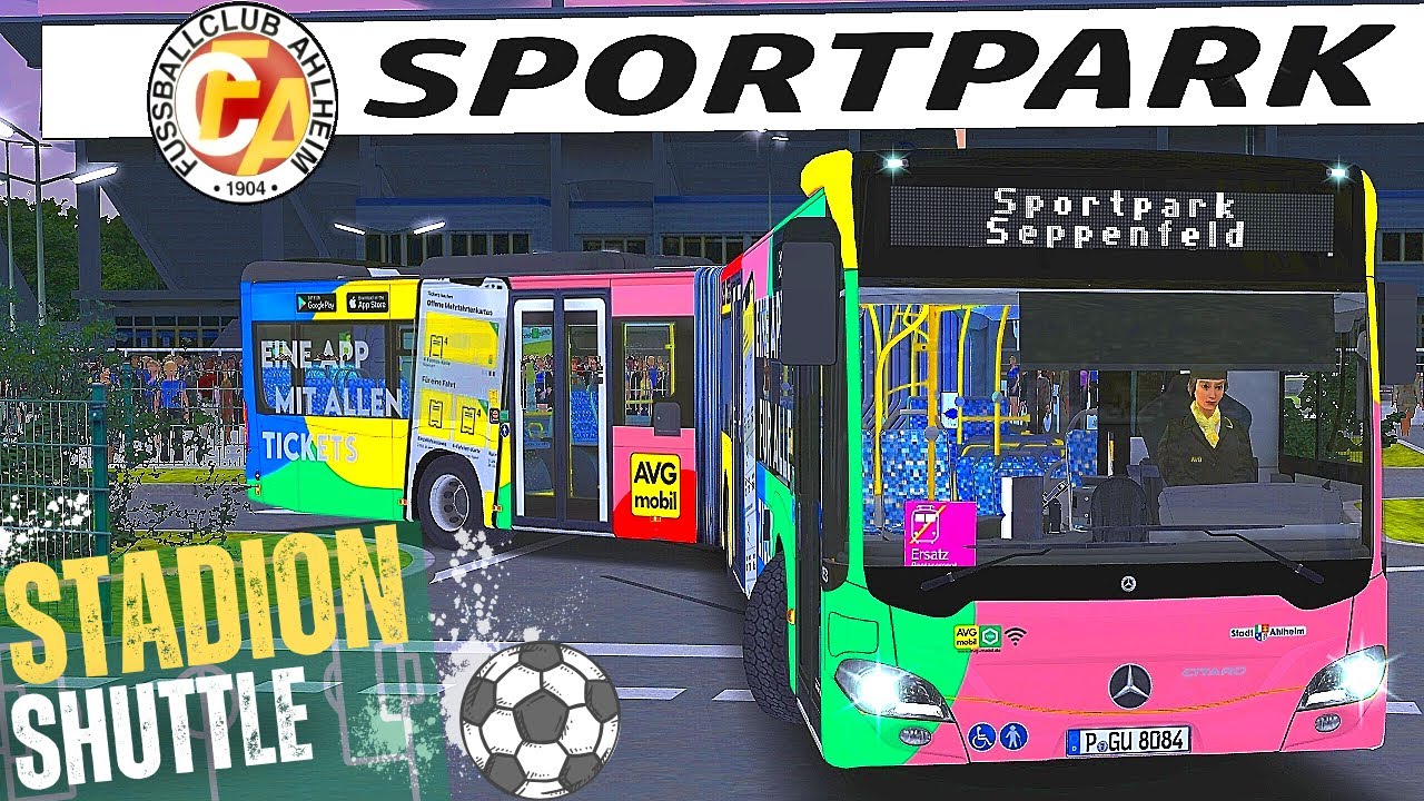 OMSI 2 [60 FPS] - STADION-SHUTTLE 🏟️⚽ in Ahlheim V4! - Let's Play Omsi 2 [#968]