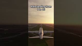 Rate this landing from 1 to 10@mfs 2020 @MicrosoftFlightSimulator2020