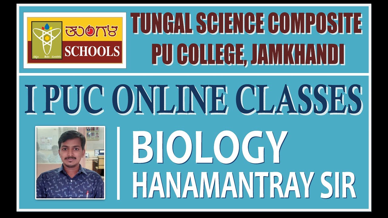 LECTURE - 11 | I PUC BIOLOGY | BIOMOLECULES | BY HANAMATRAY SIR