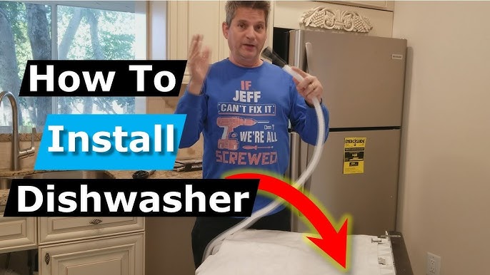 How To Install A Dishwasher - Even If You're Not A Plumbing Genius!! 