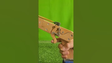 Simple idea# New mechanism #Unique design for slingshot #craftproject #woodscraft #weekendcrafting