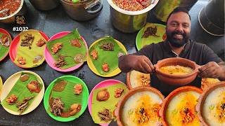 പഴങ്കഞ്ഞി വിട്ട് വേറെ കളിയില്ലിവിടെ | Pazhamkanji + fish fry at Killipaalam pazhamkanji kada | Kanji