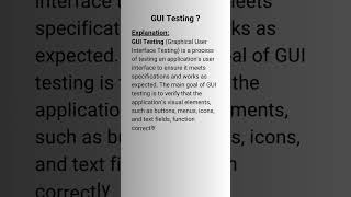 GUI Testing ? #testengineer #manualtesting #interviewguide #interviewtips