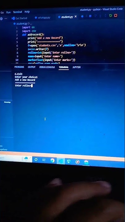 class 12 ip project | student management system using CSV file | ip ...