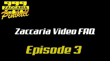 Zaccaria Video FAQ - #3 Difference between Arcade, Sim and User