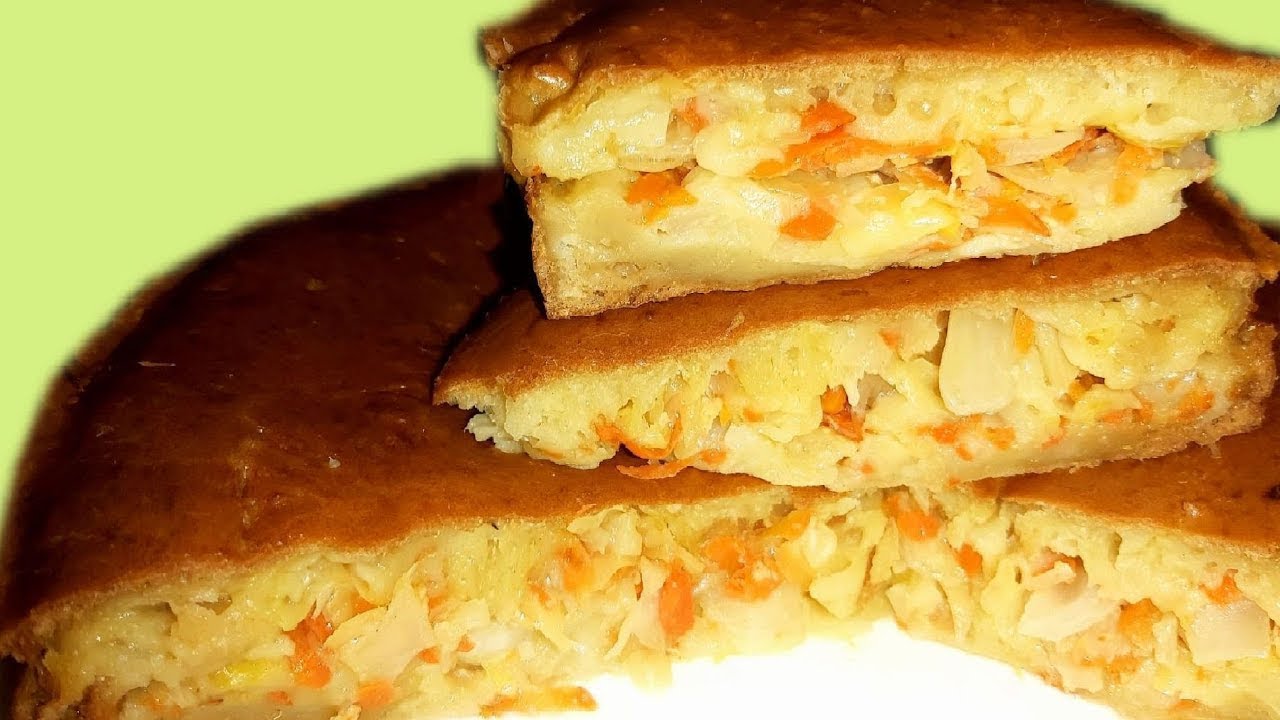 Рецепт заливного пирога с капустой на кефире в духовке рецепт с фото ...