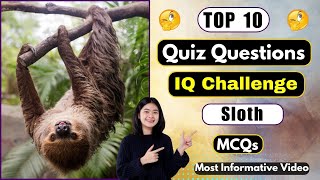 Test Your Knowledge: 10 Surprising Questions About The Slow Life Of Sloth | Helian GK Quiz screenshot 2