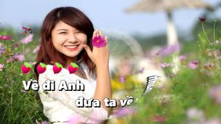 Video thumbnail of "[KARAOKE HD] Về Với Xứ Thanh Full Beat"