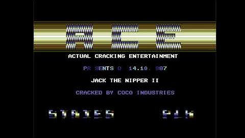 C64 Crack Intro: Actual Cracking Entertainment Intro 1987