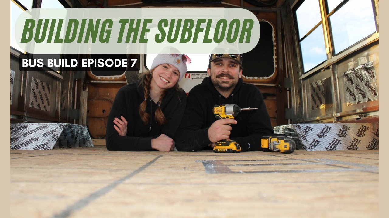 Bus Build Episode 7: Building the subfloor - YouTube