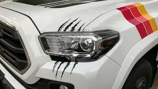 How to install Toyota Tacoma TRD Claw Decal