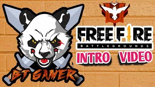 BT GAMER | Channel Intro Video | Gaming Channel in Tamil  | Fire🔥Free in Tamil | BT GAMER in Tamil