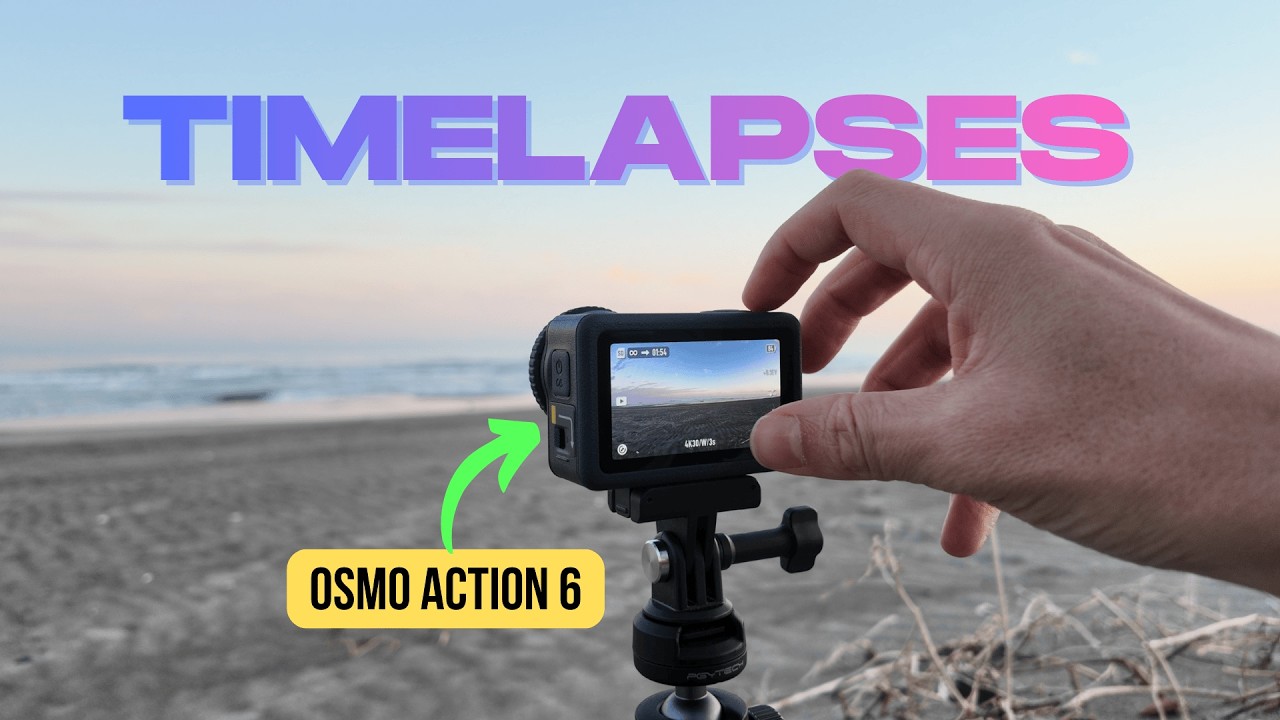 Полное руководство по таймлапсу на DJI Osmo Action 6 (от новичка до профессионала)