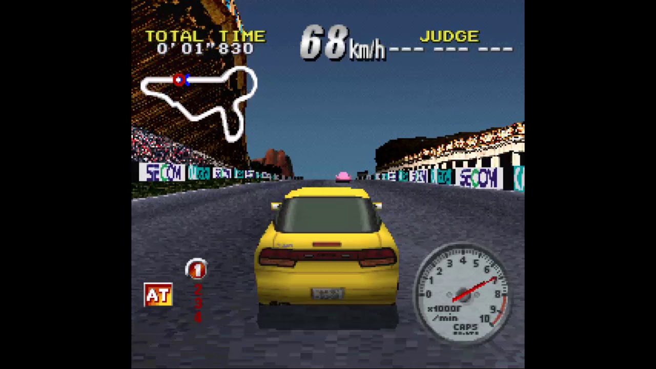 Shutokou Battle Gaiden - Super Technic Challenge PS1 Gameplay - 180SX