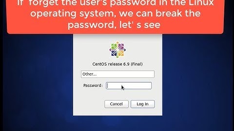 How to Reset the forgotten root password in CentOS Linux