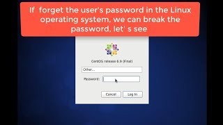 How to Reset the forgotten root password in CentOS Linux