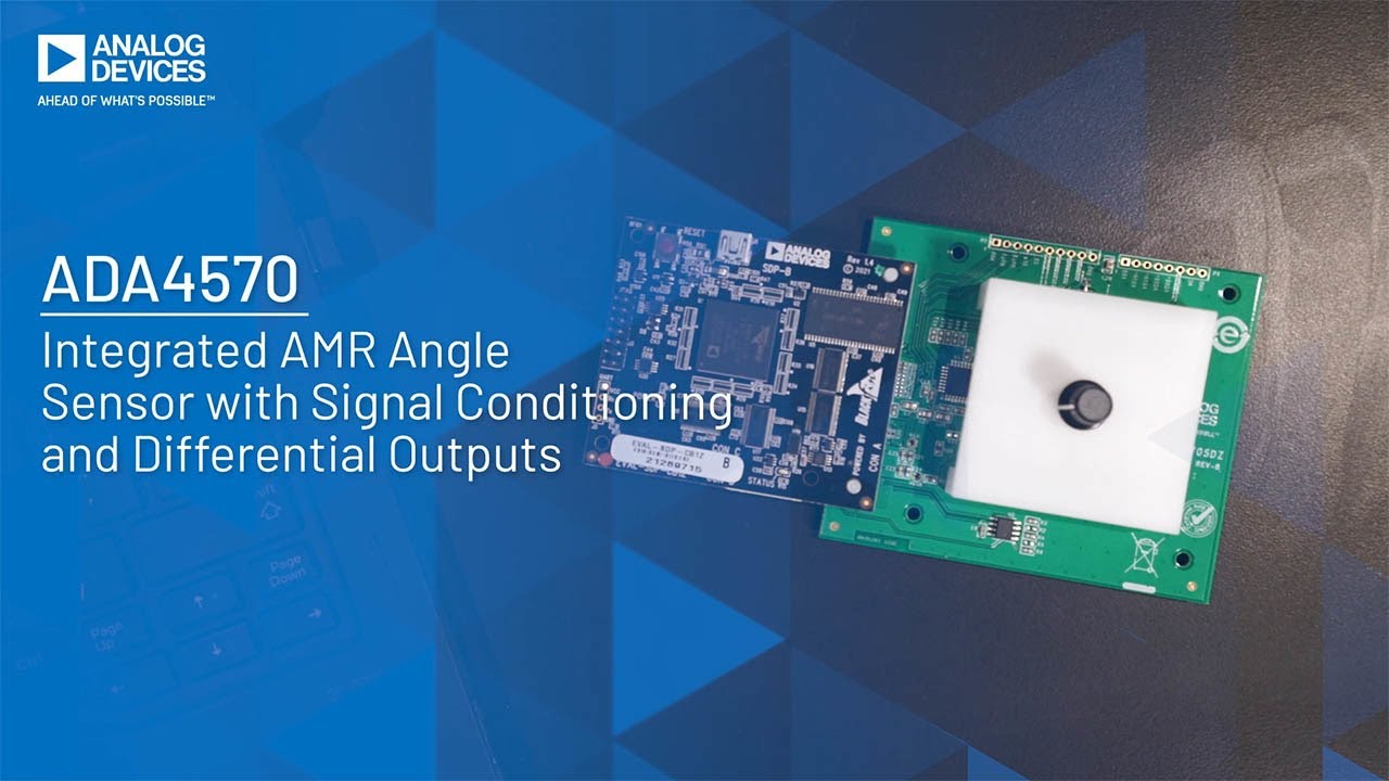 Position Sense ADA4570 Anisotropic Magnetoresistive (AMR) Sensor - YouTube