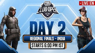 [EN] PMCO India Regional Finals Day 2 | Fall Split | PUBG MOBILE CLUB OPEN 2020