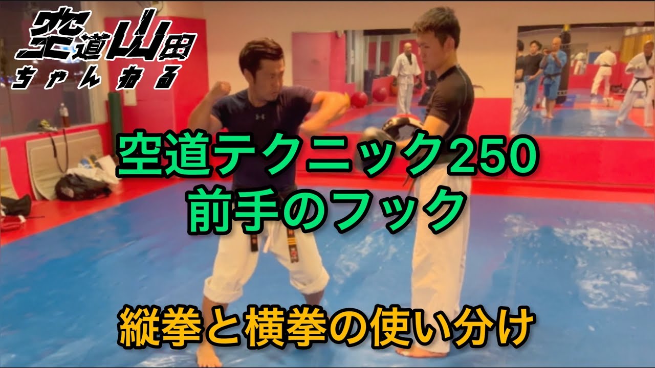 【武道】空道テクニック250「前手のフック」【格闘技】