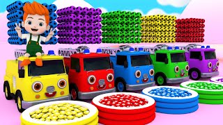 Finger Song - Baby songs cute baby car color pipe soccer ball pool play - Nursery Rhymes & Kids Song