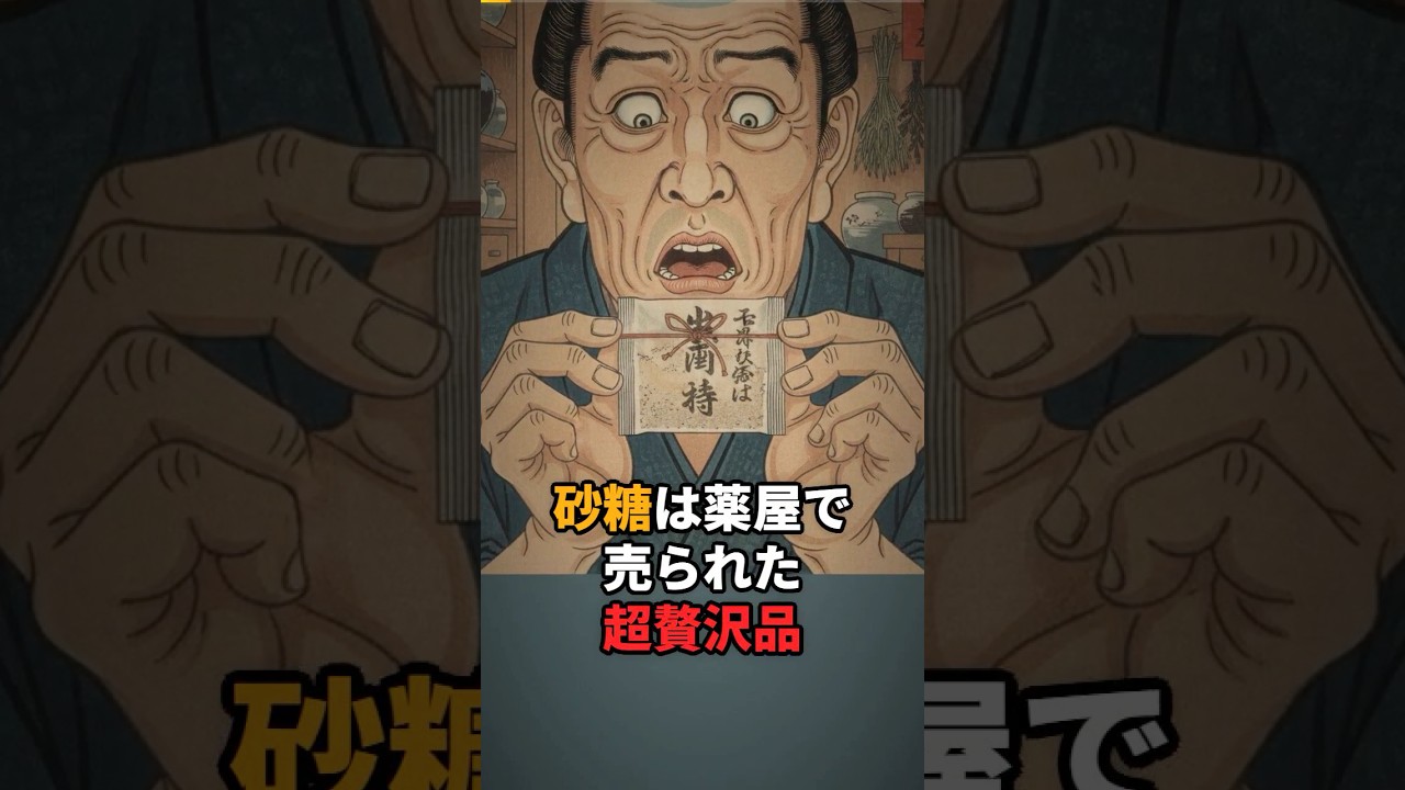 砂糖は「薬」だった。江戸で甘い物が超贅沢だった理由 - YouTube