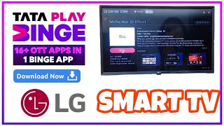 download tata play bing app on lg smart tv | 22+ OTT in 1 app