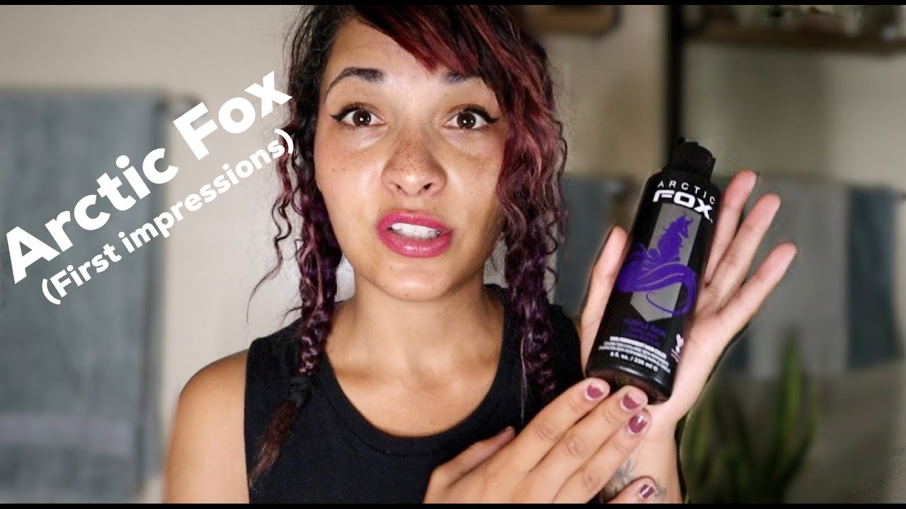 Arctic Fox First Impressions (Purple Rain on Dark Hair. Unsponsored)