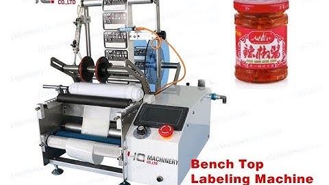 semi automatic bottle labeling machine |manual jar labeller