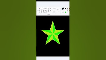 3D Star drawing in ms paint 🎨|| how to draw & make 3D Star at ms paint 🎨#drawing #star #mspaint