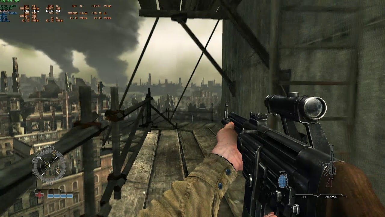 Medal of Honor: Airborne on expert difficulty - Der Flakturm - ending