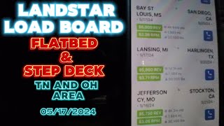 LANDSTAR OWNER OPERATOR LOAD BOARD FOR FLATBED AND STEP DECK.