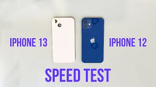 IPHONE 13 VS IPHONE 12 | SPEED TEST