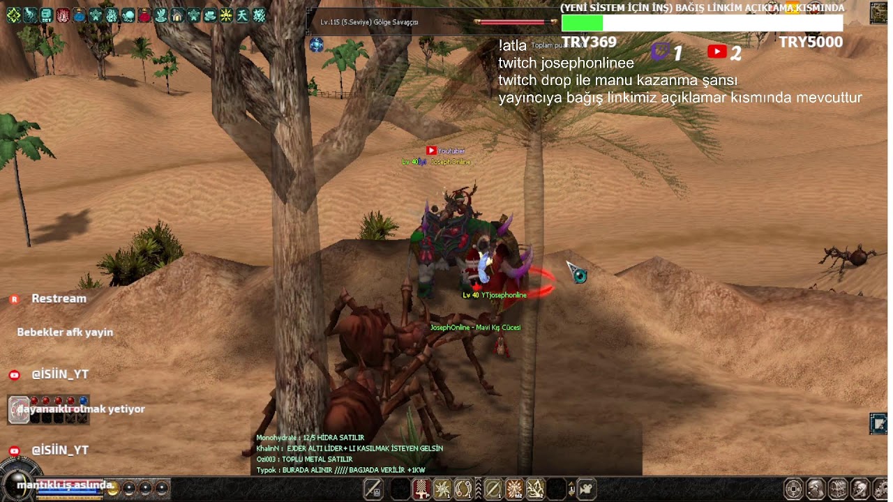 Metin2 TR Ruby Lucifer 🔥 Canlı Yayın | Sohbet • Farm • Ticaret | JosephOnline