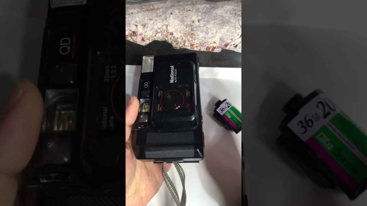 National C-D600AF cd600af Auto Focus Film Camera How to load a
