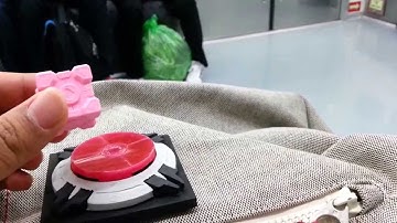 Testing a portal button and cube by 3D printer