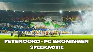 Sfeeractie Feyenoord - FC Groningen halve finale KNVB beker