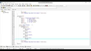 Dev C++ Switch Case Menu Warung Nadiyatus Sholeha(9) Rusyda Mghfirotul Ulya(24)