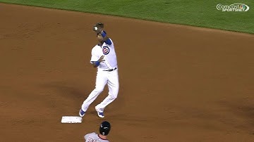 WSH@CHC: Cubs turn a 4-6-3 double play