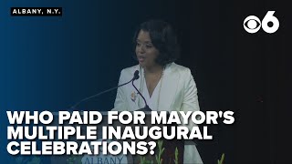 Who paid for Albany mayor's multiple inaugural celebrations?