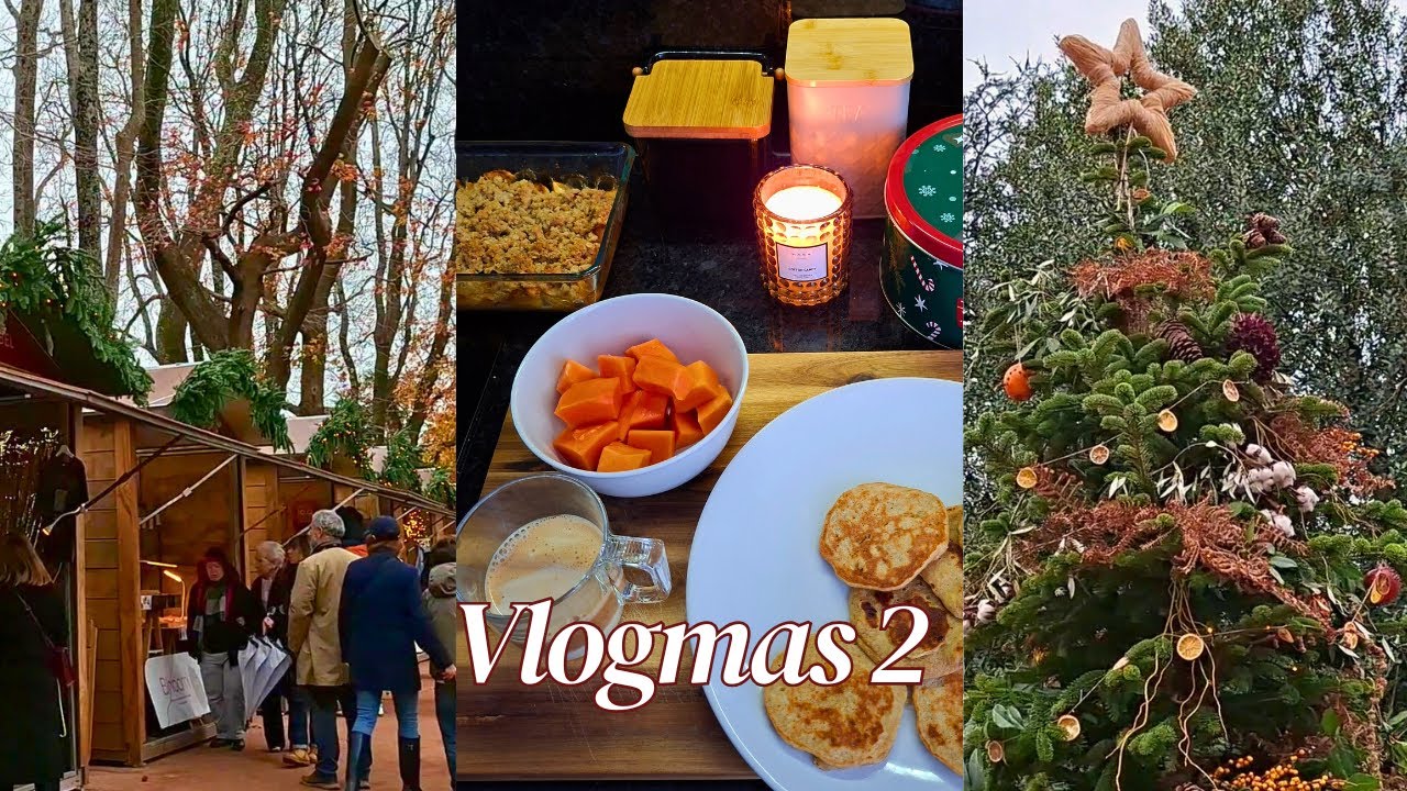 Vlogmas🎄#2 |Crumble de Maçã, Mercado de Natal e Ida ao IKEA.